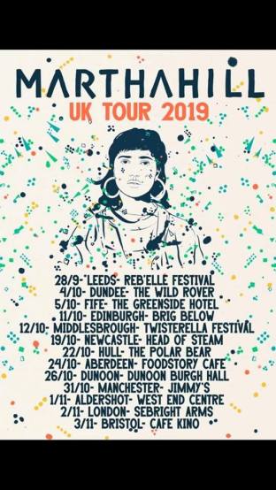 Martha Hill Blindfold new music 2019 UK tour