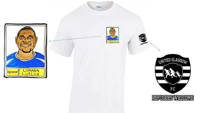 United Glasgow FC Refugees Welcome Lomana LuaLua compilation album Alcopop