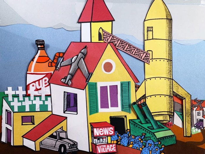 Idles Model Village still from video directed by Michel Gondry and