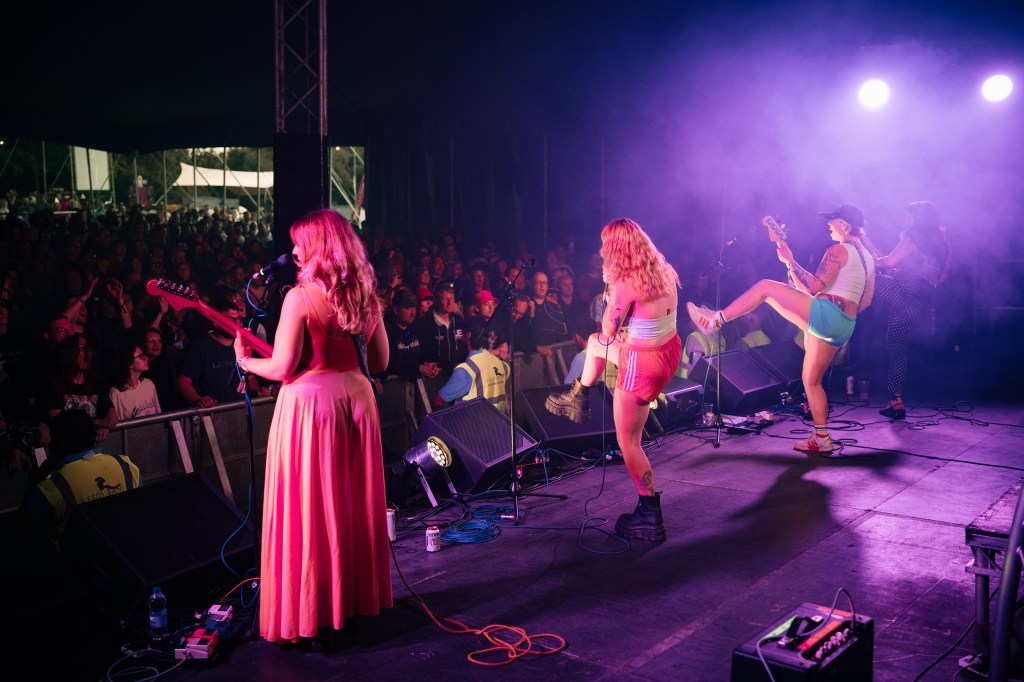 Panic Shack live on stage at 2000 Trees Festival 2024. Photo credit Abbi Draper